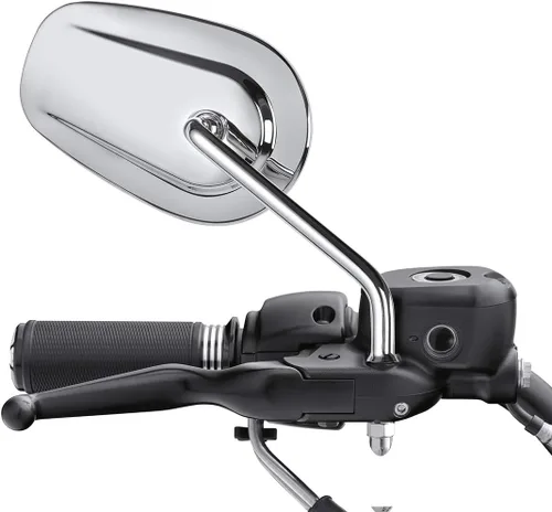 Miniatura 6 de SLMOTO Espejos retrovisores cromados aptos para Harley Touring FLHT FLHR Road King FLHTC CLASSIC SPORTSTER XL 1200 883 FLSTC FLSTF