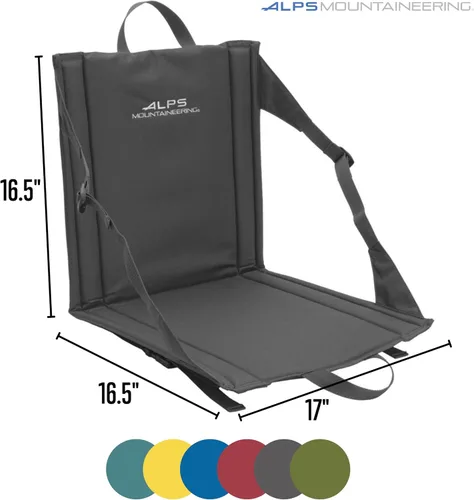 Miniatura 2 de ALPS Mountaineering Asiento de campamento Weekender, talla única, carbón/azul - Nuevo