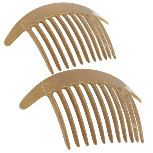 Miniatura 14 de Camila Paris CP2940 - Peines laterales franceses para el cabello, peines entrelazados de perlas blancas, peines de pelo con giro francés, pinzas