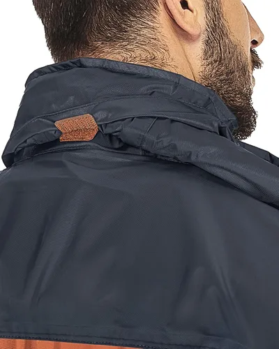 Miniatura 46 de 33,000ft - Chaqueta de lluvia impermeable y plegable para hombre, ligera, con capucha, cortavientos ideal para golf o ciclismo