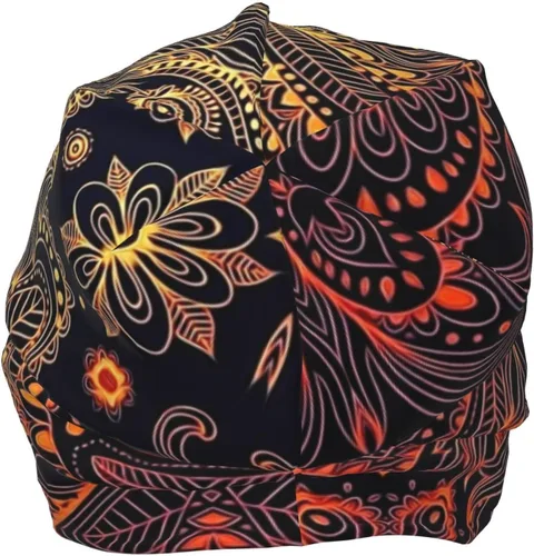 Miniatura 21 de Gorro africano holgado para adultos, tejido elástico, de calavera, gorro de invierno para exteriores para mujeres y hombres
