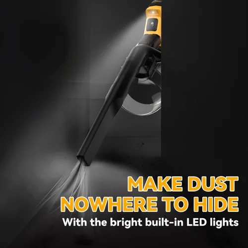 Miniatura 4 de Aspiradora inalámbrica para Dewalt - Batería de 20 V, aspiradora de mano portátil 5 en 1 con filtro HEPA lavable para el hogar, automóvil, suelo