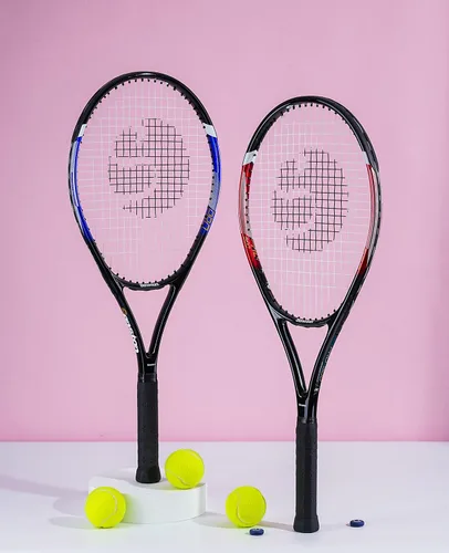 Miniatura 2 de Raquetas de tenis Senston para adultos de 27 pulgadas - Juego de raquetas de tenis para 2 jugadores con 3 pelotas, 2 empuñaduras, 2 amortiguadores