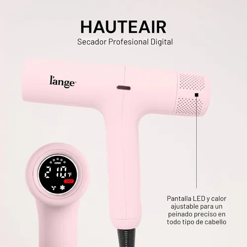 Miniatura 4 de L'ANGE HAIR HauteAir - Secador de pelo profesional digital Pantalla LED para control de calor de precisión Motor sin escobillas de secado rápido
