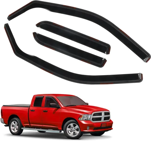 Miniatura 19 de Protectores de lluvia in Channel para Jeep Grand Cherokee L 2021, 2022, 2023, 2024, 2025 2026, deflectores de viento laterales duraderos, viseras