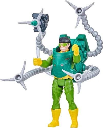 Miniatura 4 de Marvel Spider-Man Aqua Web Warriors - Figura de acción Doc Ock de 4 pulgadas con accesorio de equipo de agua recargable, figuras de acción
