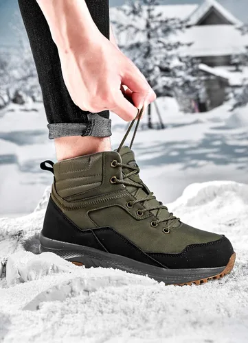 Miniatura 6 de UPSOLO Mens Waterproof Winter Boots