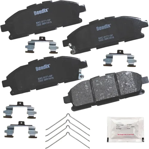 Miniatura 389 de Pastillas de freno delanteras cerámicas Bendix Priority1 CFC2302 para Hyundai Elantra 2021, Sonata 2022-2020, Kia K5 2023-2021
