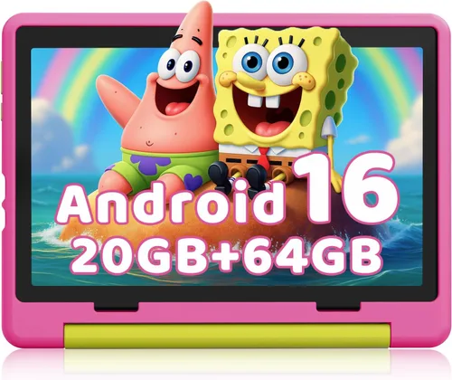 Miniatura 9 de Tablet para niños, tableta Android 15 con pantalla HD, 10.1 pulgadas, control parental y modo para niños, octa-núcleo, certificado GMS, 20 GB de RAM