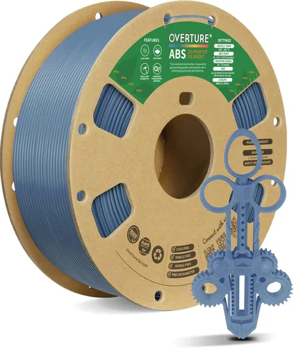 Miniatura 19 de OVERTURE Filamento ABS 1.75mm, filamento para impresora 3D de alta resistencia y resistente al calor, baja deformación, excelente durabilidad, ABS
