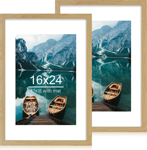 Miniatura 146 de Hongkee - Juego de 2 marcos de fotos, HK042515-MD5.5X8.5-BK(2PK)