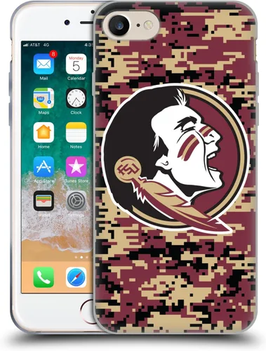 Miniatura 207 de Head Case Designs Funda de gel suave FSU Seminoles de la Universidad Estatal de Florida con licencia oficial compatible con Apple iPhone 13 Pro Max