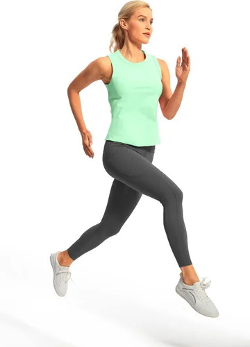 Miniatura 5 de Hiverlay Workout Tank Tops for Women Sleeveless Athletic Cropped Tank Top Sports Gym Muscle Running Shirts