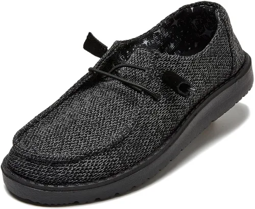 zmlc Mocasines sin cordones para mujer, zapatos planos para mujer, cómodos mocasines informales, zapatos para caminar, zapatos náuticos con suela de