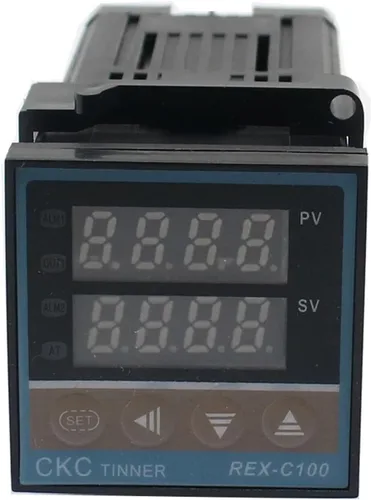 Miniatura 3 de 1 unidad REX-C100 controlador de temperatura digital de salida de relé de termostato + sensor de termopar tipo K 48 x 48
