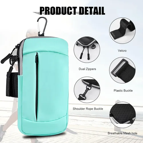 Miniatura 6 de Soporte para teléfono celular para correr, bolso cruzado para mujeres, hombres, niños, iPhone 11, 12, 13, 14, 15, 16e, 16, 17, Pro, Max, XS, Xr, X