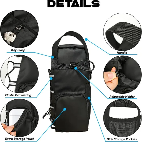 Miniatura 5 de Bolsa magnética de gimnasio para hombres y mujeres, soporte magnético para botella de agua para gimnasio, bolsa de gimnasio pequeña, regalos