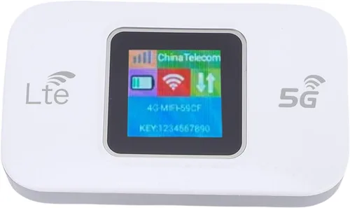 Miniatura 4 de Enrutador de punto de acceso móvil 5G, 300Mbps de alta velocidad LTE WiFi portátil con cifrado WPA WPA2, para viajes al aire libre Europa, Asia