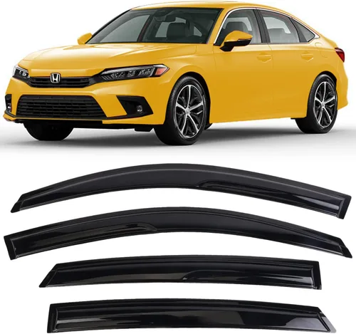 Miniatura 44 de Viseras laterales adhesivas para ventana de lluvia, deflectores de ventilación para Toyota RAV4 2019 2020 2021 2022, 4 piezas teñidas de humo