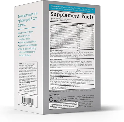 Miniatura 2 de Complete Nutrition Recupera la limpieza de todo el cuerpo - Desintoxicación de 5 días