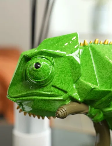 Miniatura 7 de Estatua de animales de lagarto, estatua de animal, decoración moderna, arte para el hogar, regalo para mesa, escritorio, estantería, poliresina