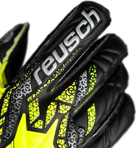 Miniatura 6 de Reusch Attrakt Infinity - Guantes de portero de fútbol con protección para los dedos, transpirables, duraderos, para césped artificial y superficies
