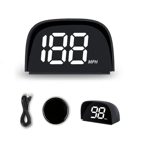 VJOYCAR P20 - Velocímetro de coche GPS Hud Head Up, medidor de velocidad digital MPH para coches, camiones, motocicletas, bicicletas, ATV, SUV,