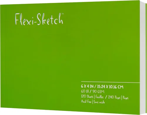 Miniatura 2 de Arte Mundial flexi-sketch blocs de dibujo Helecho 4 in. x 6 in. Paisaje [Pack de 3]