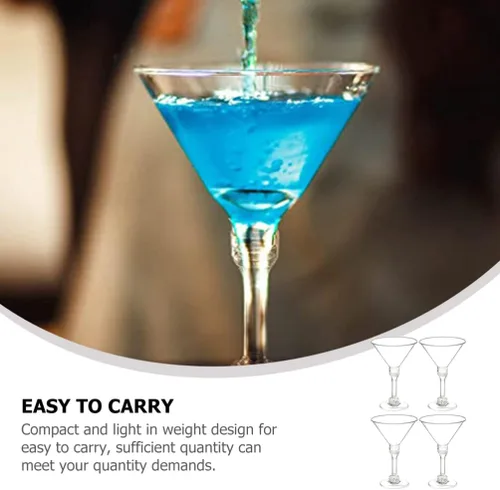 Miniatura 6 de Kichvoe 12 tazas de cóctel irrompibles elegantes para fiestas, bodas y uso diario para vino, whisky y postres, vasos duraderos para bebidas