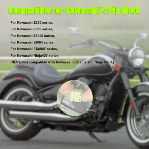 Miniatura 3 de OBD2 4 en 1 Cable de diagnóstico para motocicleta Kawasaki para conector Euro 5, apto para Kawasaki ZX6R Vulcan Z900RS Z800 Z1000 Z250 ER6N EX650F