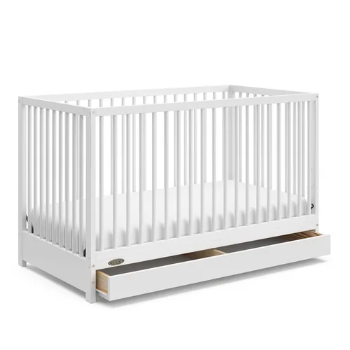 Miniatura 17 de Graco Teddi, Mini cuna convertible 4 en 1 con colchón adicional resistente al agua (negro) – Certificado GREENGUARD Gold, colchón de 7 cm incluido