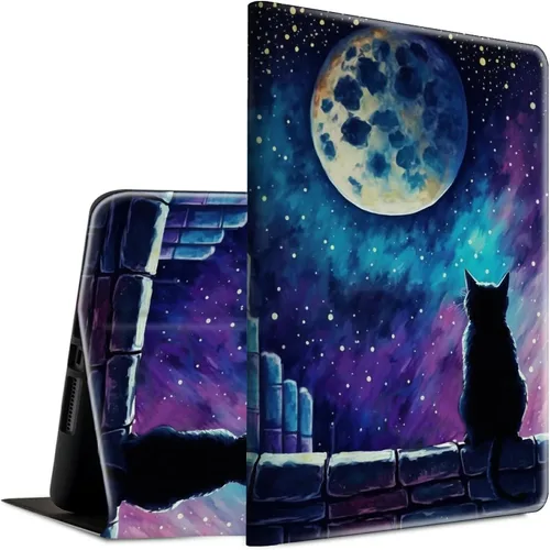 Miniatura 34 de Funda para tablet Kindle Fire HD 10 y 10 Plus de 11ª generación 2021, ligera, con soporte ajustable, con función de encendido y apagado automático