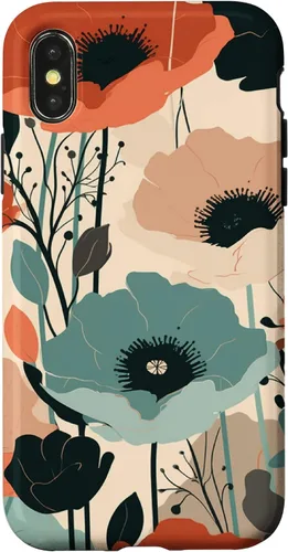 Miniatura 5 de Funda para iPhone 11 Pro Max Minimal Poppy Flower Boho Floral Cute Aesthetic