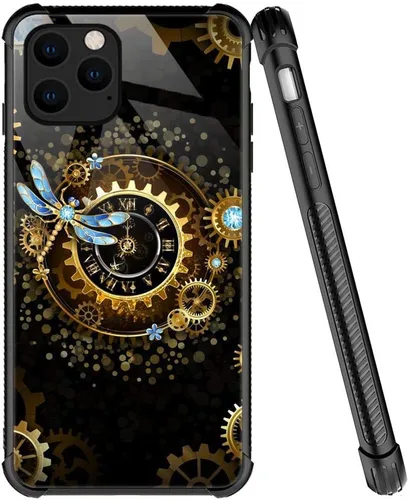 Miniatura 49 de ZHEGAILIAN Funda compatible con iPhone 7/8 Plus, funda de vidrio orgánico para niñas, mujeres y hombres, diseño de cuatro esquinas, antiarañazos, a