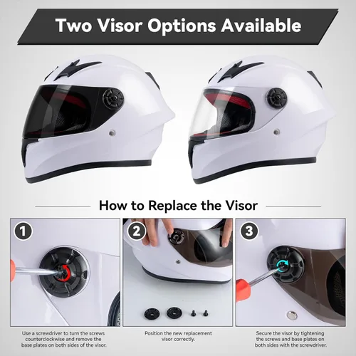 Miniatura 6 de Casco de motocicleta para niños, casco de cara completa para jóvenes, casco ligero aprobado por DOT para motocross, ATV, todoterreno, cascos