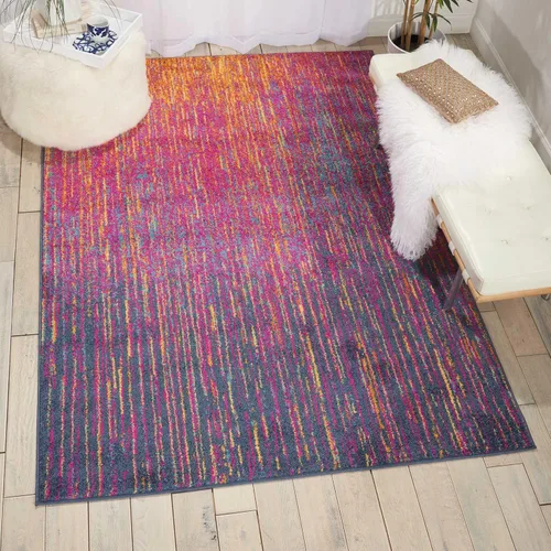 Miniatura 25 de Nourison Passion Abstract - Alfombra de 2 pies 2 pulgadas x 7 pies 6 pulgadas, fácil de limpiar, no se desprende, para dormitorio, sala de estar