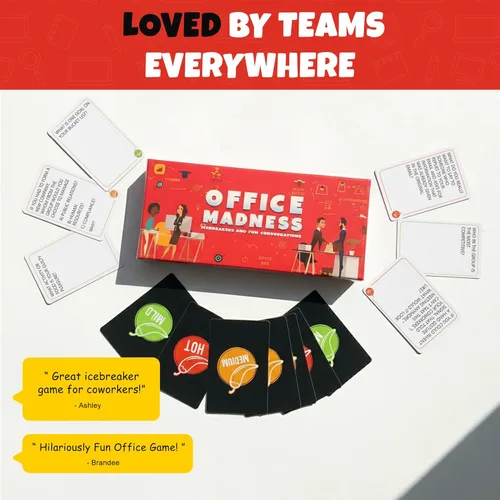 Miniatura 8 de Juego de cartas de Team Building con 150 rompehielos y preguntas divertidas Divertido juego de oficina 3 en 1 e iniciador de conversación