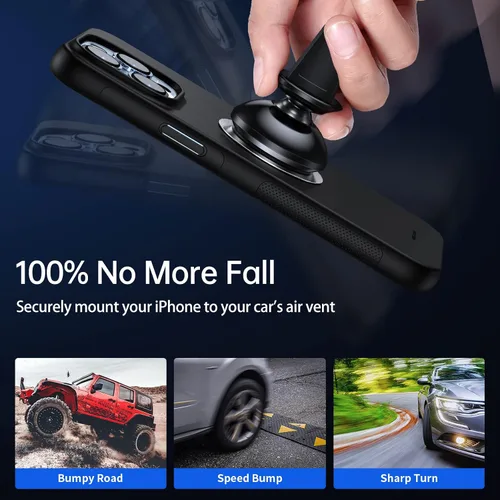 Miniatura 7 de SYNCWIRE Soporte magnético para teléfono para automóvil, giratorio de 360°, imanes súper fuertes, ventilación de aire, soporte para teléfono celular