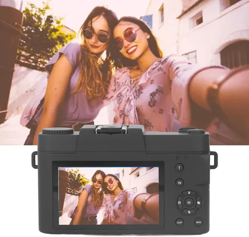 Miniatura 8 de Cámara digital compacta 4K para regalo, cámara de vlogging de enfoque automático de 56MP 16X, pantalla HD de 3.0 pulgadas, mini cámara DV de punto