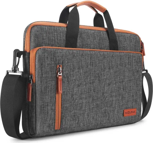 Miniatura 12 de KIZUNA - Funda para portátil de 12.5 pulgadas con bandolera, maletín de hombro para MacBook Air 13 M3 M2/MacBook Pro 14 M1 M2 Pro/13.3" Yoga Slim 7i