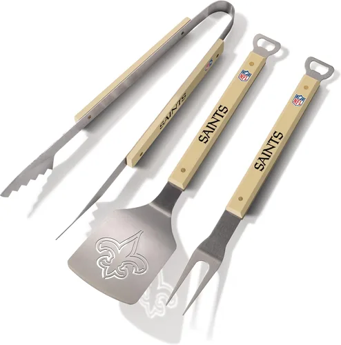 Miniatura 16 de YouTheFan NFL Spirit Series - Juego de barbacoa de 3 piezas
