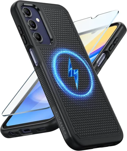 Miniatura 143 de FNTCASE Funda para teléfono Galaxy A14-5G: protección contra caídas de grado militar Samsung A14 5G, probada contra caídas de 14 pies, protector