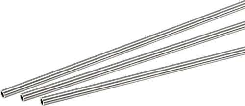 Miniatura 18 de uxcell Tubo redondo de acero inoxidable 304 0.197 in OD 0.024 in espesor de pared 9.843 in longitud 3 piezas