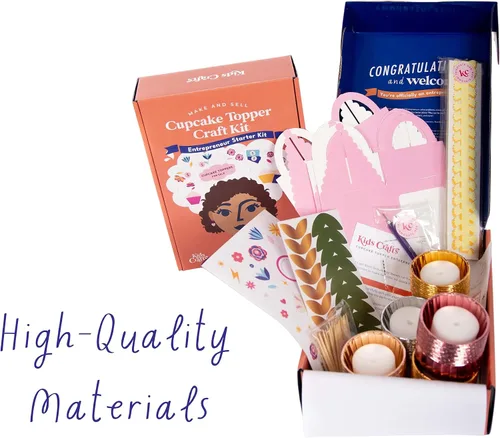 Miniatura 4 de Kids Crafts Business in A Box para niñas: alternativa perfecta al aire libre de limonada y bonito regalo de cumpleaños para niñas de 8 a 13 años