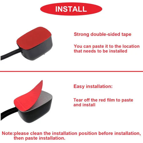 Miniatura 6 de 2 unids interruptor tipo pasta interruptor basculante interruptor de encendido/apagado montaje en superficie DC 12V interruptor de botón LED