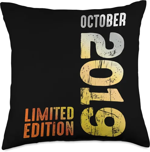 Miniatura 4 de Since October 2019 Retro 2019 Vintage 2019 October Throw Pillow