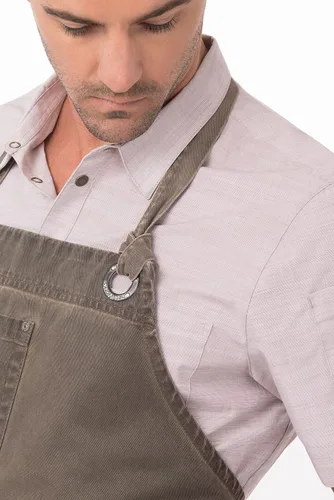 Miniatura 4 de Chef Works Delantal unisex Dorset con peto