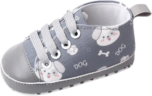 Miniatura 5 de Beixinder Zapatos de lona para bebés y niños pequeños, antideslizantes, para recién nacidos, primeros pasos, zapatos de animales de dibujos animados