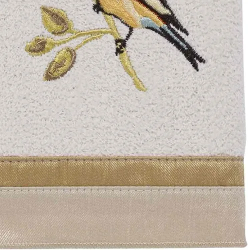 Miniatura 2 de Avanti Linens, toalla de baño con pájaros dorados Marfil