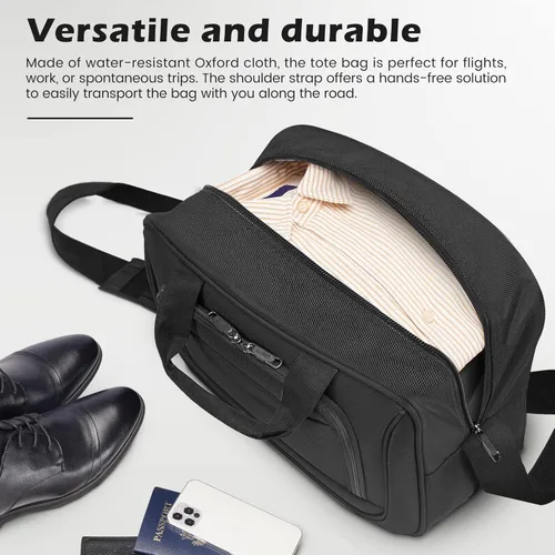 Miniatura 6 de Coolife Equipaje 4 piezas Maleta TSA Lock Spinner Softshell ligero, Negro+Azul
